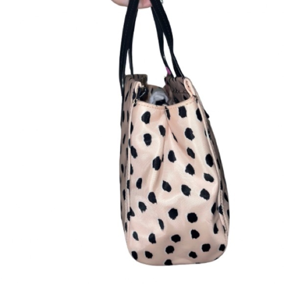 Kate Spade New York Loden Blake Avenue Flamingo Dot, Black/Pink Satchel NWOT - Picture 3 of 13